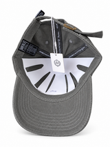 Gorra Double AA Curvo Gris NYL Celeste