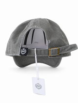 Gorra Double AA Curvo Gris NYL Celeste