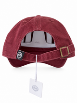 Gorra Double AA Curvo Burdeo NYL Crema