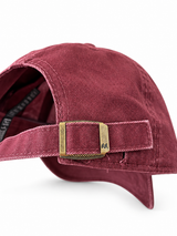 Gorra Double AA Curvo Burdeo NYL Crema