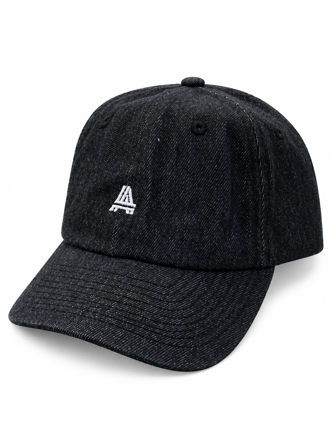 Gorra Double AA Dad Cap Denim Negro