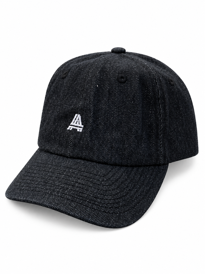 Gorra Double AA Dad Cap Denim Negro
