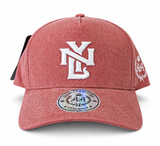 Gorra Double AA Snapback Rojo Lavado NY Blanco