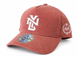Gorra Double AA Snapback Rojo Lavado NY Blanco