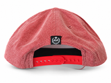 Gorra Double AA Snapback Rojo Lavado NY Blanco