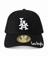 Gorra Double AA Curvo Negro LA Los Angeles