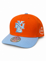 Gorra Double AA Snapback Naranjo Celeste NYL