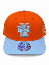Gorra Double AA Snapback Naranjo Celeste NYL