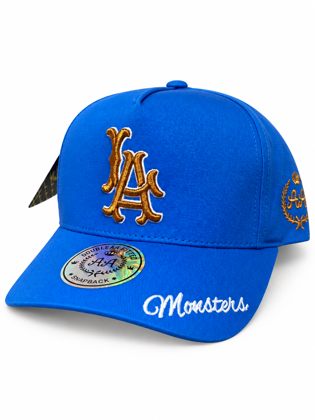 Gorra Double AA Snapback Azul LA Monsters