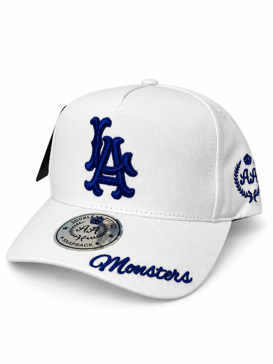 Gorra Double AA Snapback Blanco LA Monsters