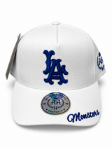 Gorra Double AA Snapback Blanco LA Monsters