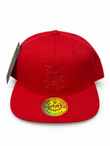 Gorra Double AA Plano Rojo LA