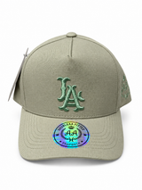 Gorra Double AA Snapback Verde LA