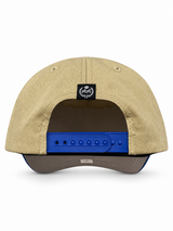 Gorra Double AA Snapback Beige Azul LA Los Angeles