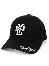 Gorra Double AA Curvo Negro NYL New York