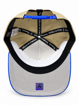 Gorra Double AA Snapback Beige Azul LA Los Angeles