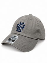 Gorra Double AA Dad Cap Gris NYL Marino
