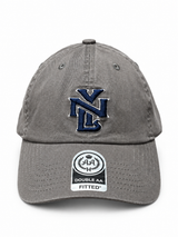 Gorra Double AA Dad Cap Gris NYL Marino