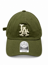 Gorra Double AA Dad Cap Verde Militar LA