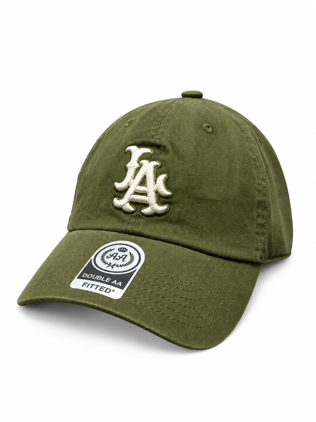 Gorra Double AA Dad Cap Verde Militar LA