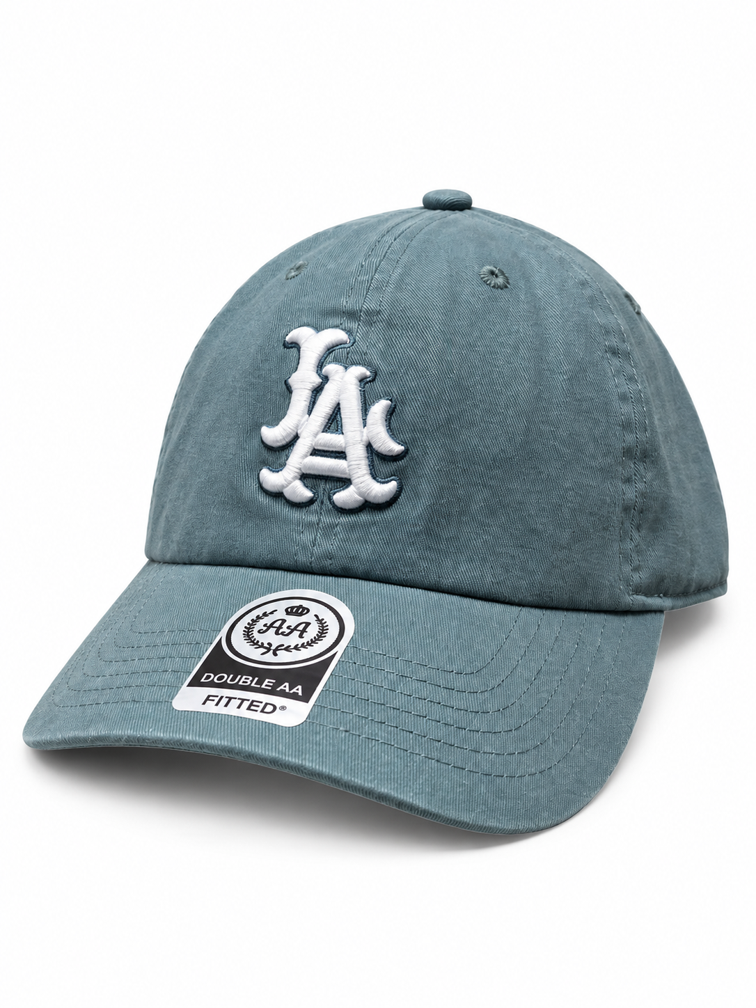 Gorra Double AA Dad Cap Verde Petróleo LA