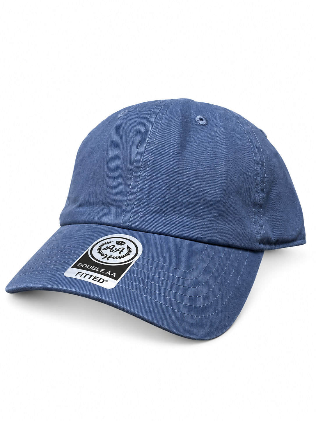 Gorra Double AA Dad Cap Azul Lavado Liso