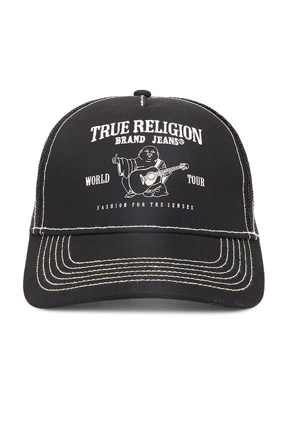 Jockey True Religion trucker buddha jet black