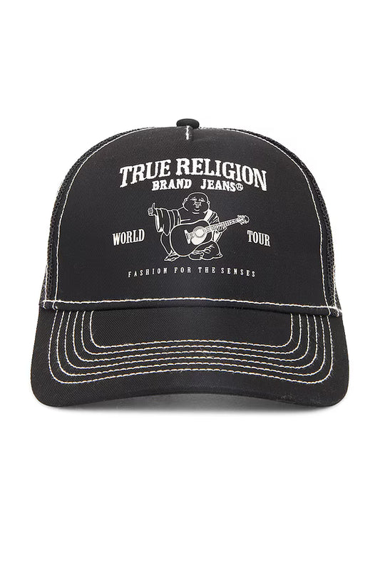 Jockey True Religion trucker buddha jet black