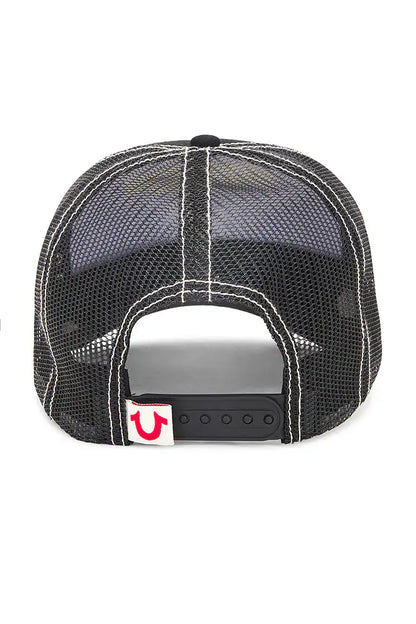 Jockey True Religion trucker buddha jet black