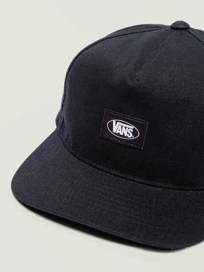 Jockey Adulto Velcro Oval Snapback Negro Vans