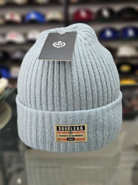 Gorro lana Double AA celeste