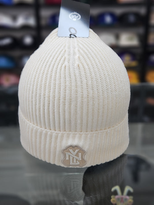 Gorro lana Double AA New York crema