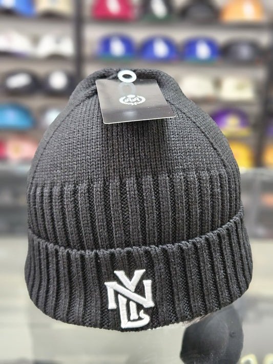 Gorro lana Double AA New York negro .