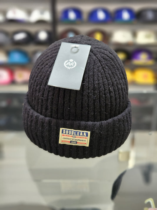 Gorro lana Double AA negro -