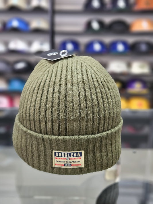 Gorro lana Double AA verde