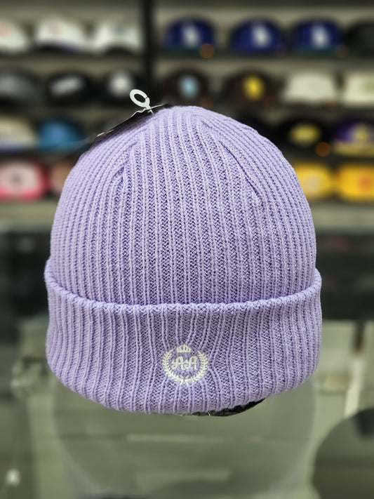 Gorro lana Double AA purpura