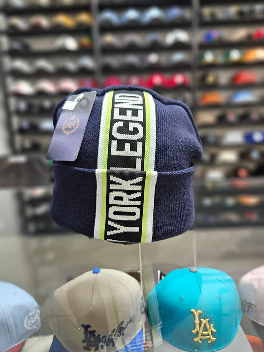 Gorro de Lana Double AA New York Azul Marino