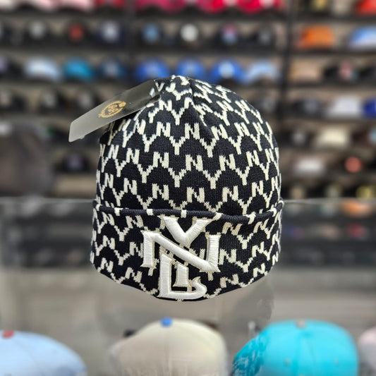 Gorro lana Double AA black/white