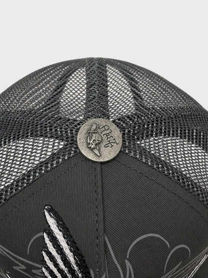 Gorra Ed Hardy Eagle Snake Trucker Gris