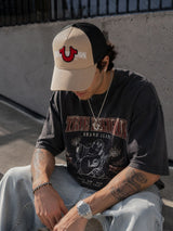 Gorra True Religion Trucker Patch Tan/Negro