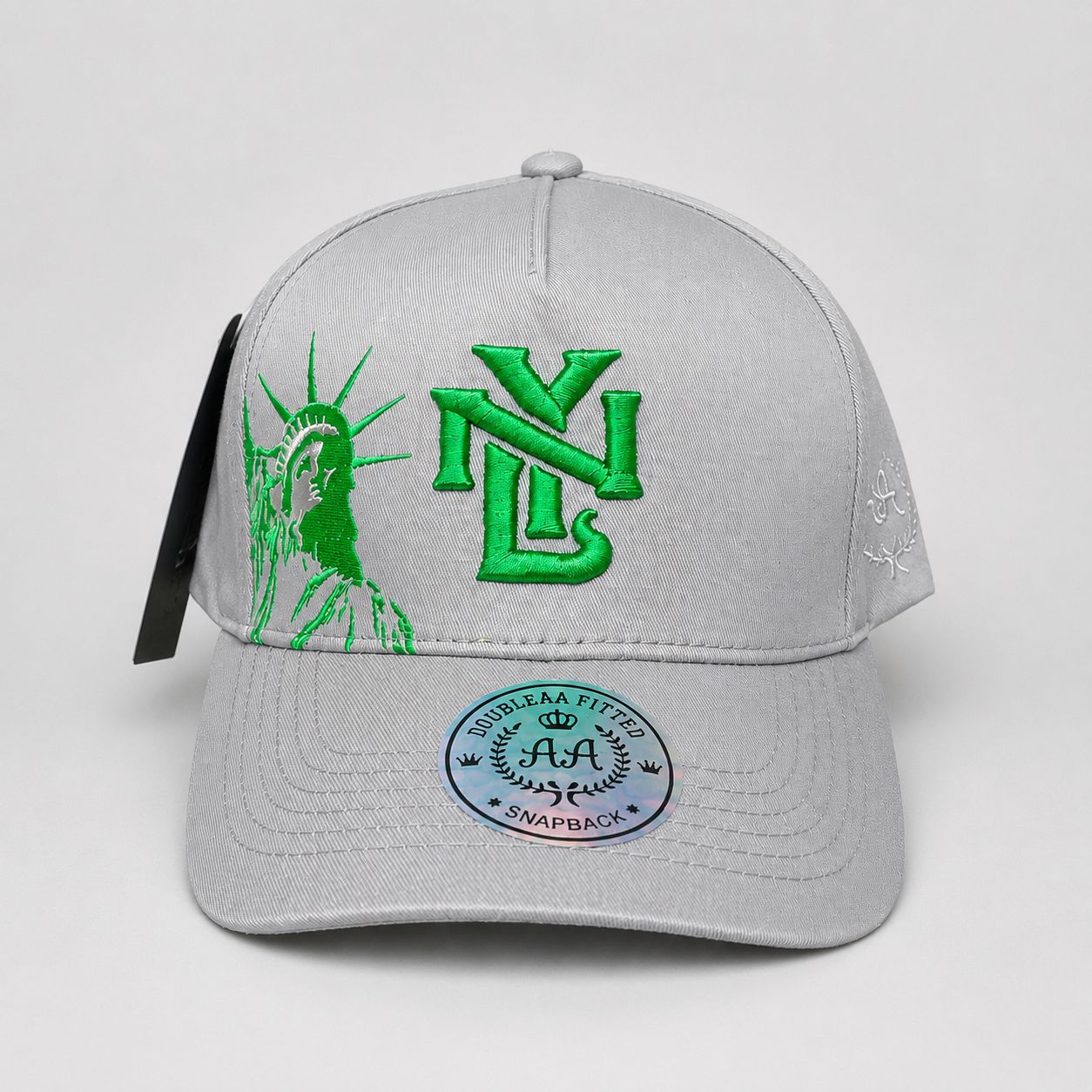 Jockey Double AA Curvo Gris/verde