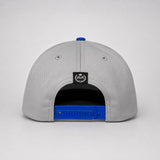 Gorra Double AA Curvo Gris/azul
