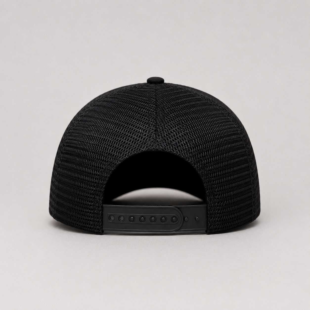 Gorro Trucker Champion Negro | Patch Caballo Bordado