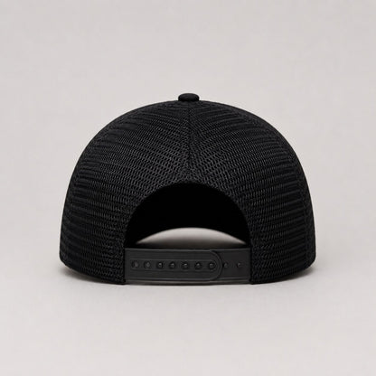 Gorro Trucker Champion Negro | Patch Caballo Bordado