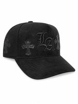 Gorra LA Gótica Cruces de Cuero Negra Premium Cap
