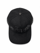 Gorra LA Gótica Cruces de Cuero Negra Premium Cap