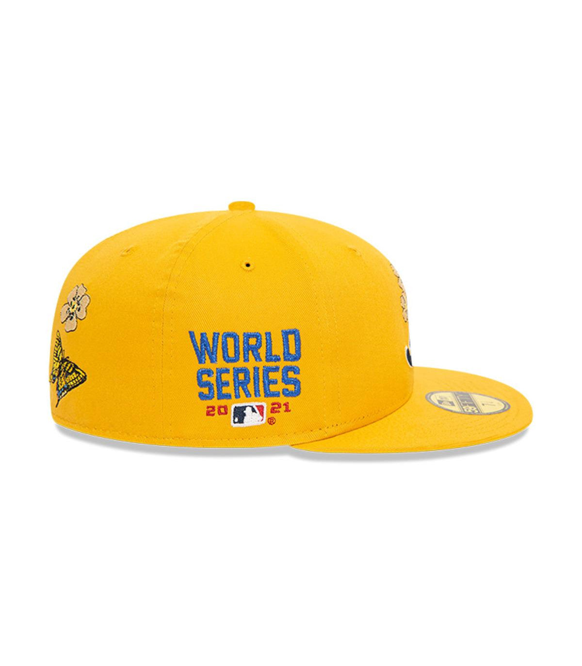 Gorra 59Fifty Atlanta Braves MLB Seasonal Flower Dark Yellow