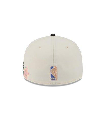Gorra 59Fifty Chicago Bulls Tonal Florals Blanco