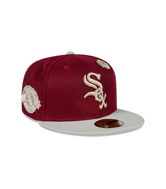 Gorra New Era 59Fifty Chicago White Sox MLB Beer Pack Cardinal