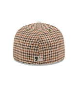 Gorra New Era 59Fifty Los Angeles Dodgers MLB Houndstooh Open Brown